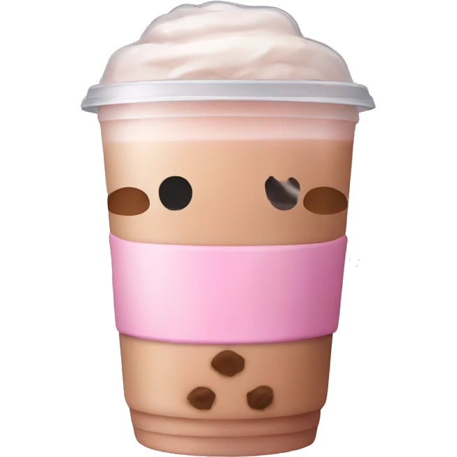 Pink milktea emoji