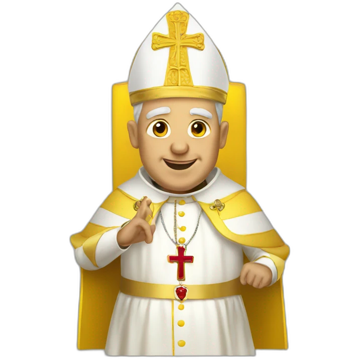 yellow pope emoji