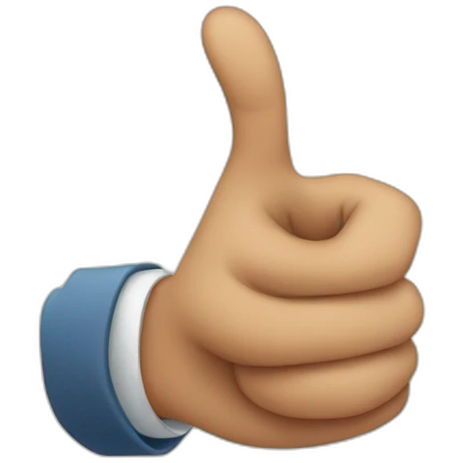 Hand pointing to you emoji