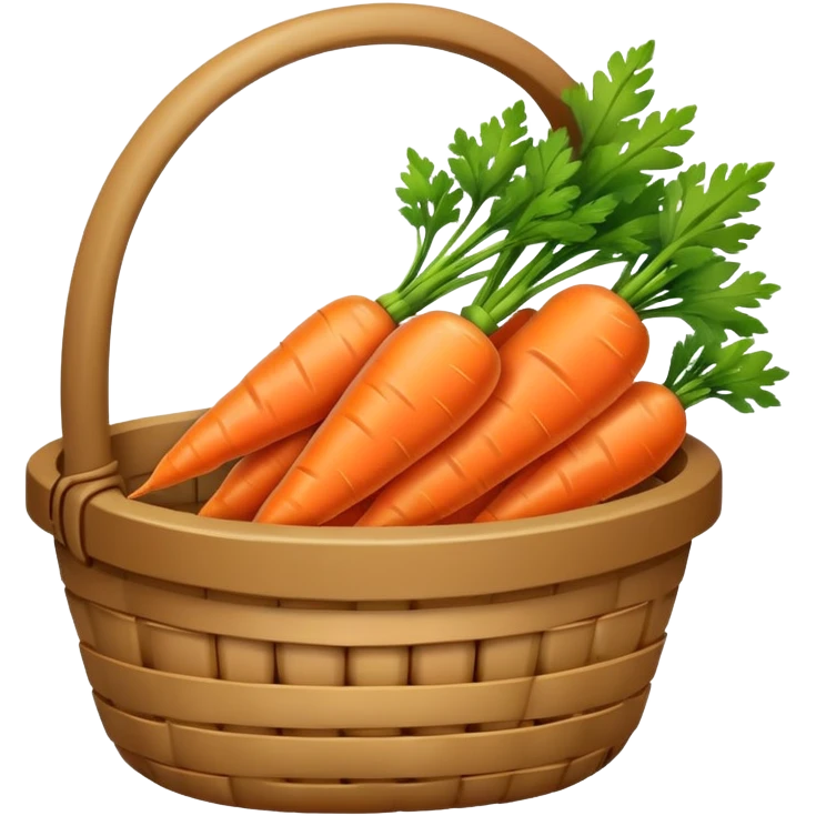 carrot in basket emoji