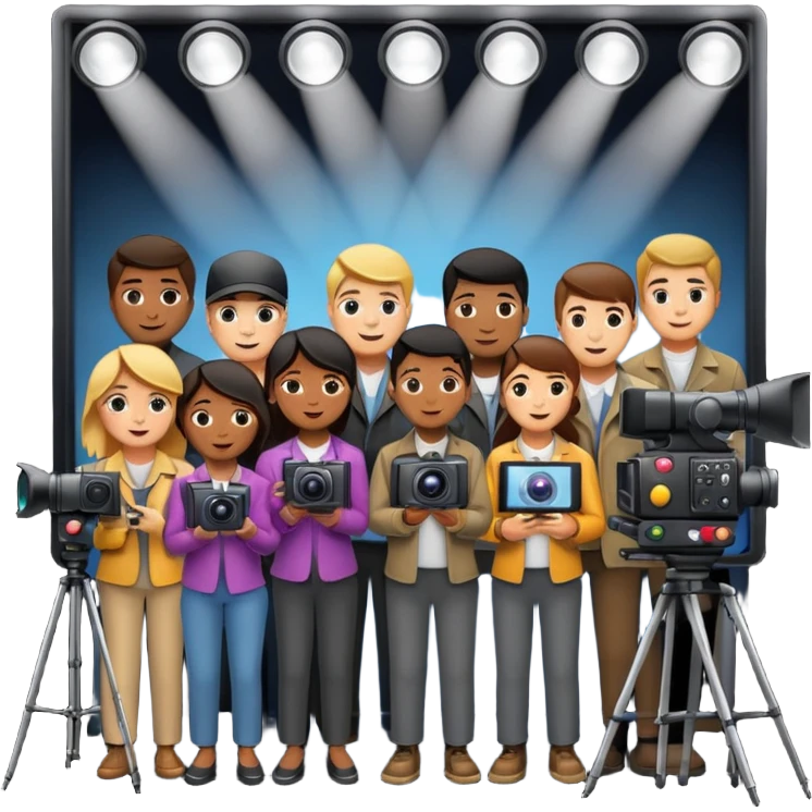 media production create a content emoji