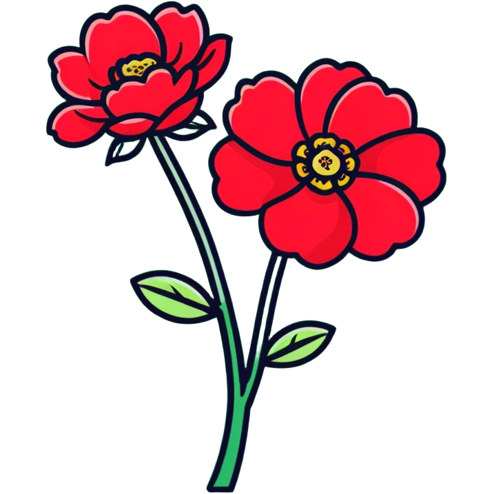 Elegant camellia japonica (tsubaki) bloom with perfect geometric arrangement of deep red petals and serrated green leaves emoji