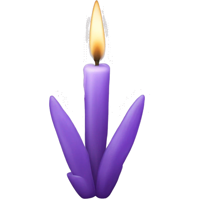 Lavendel candle emoji