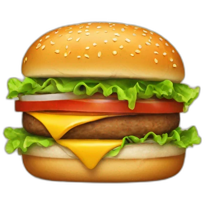 burger without cheese emoji