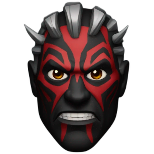 Dark maul emoji