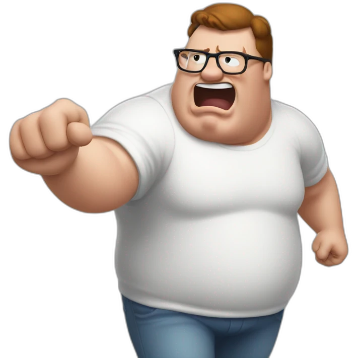 Peter griffin hitting the griddy emoji