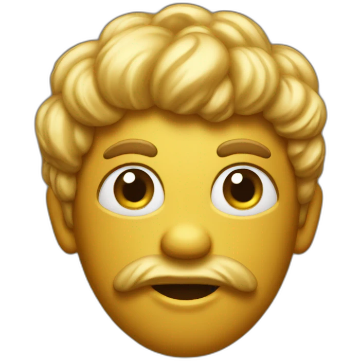 Golden poop emoji