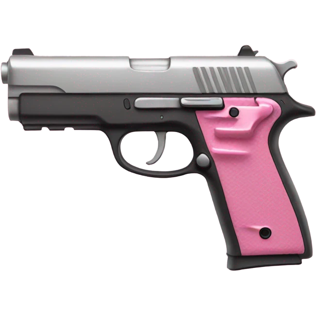PINK GUN emoji