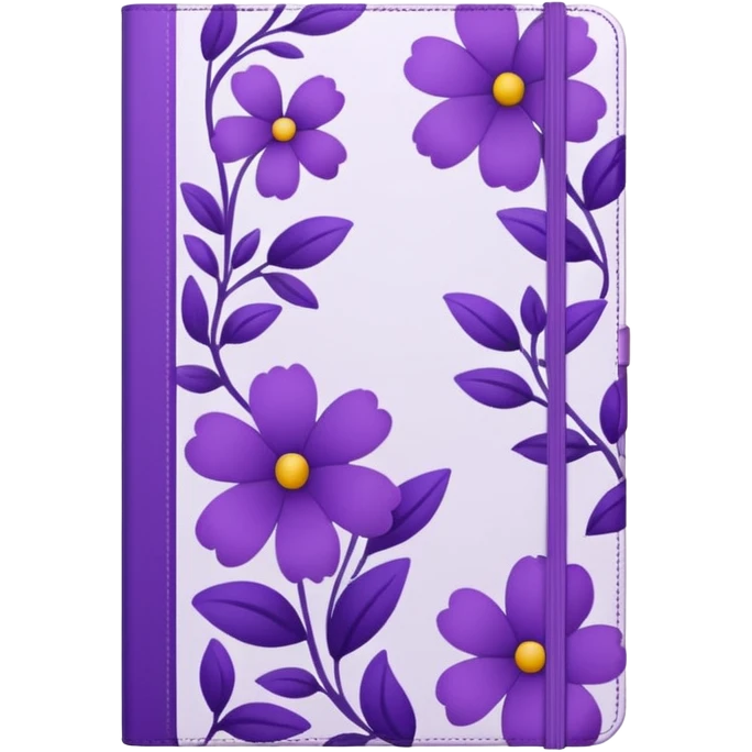 journal white and purple emoji
