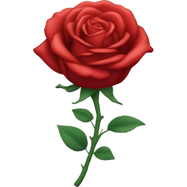 red rose emoji