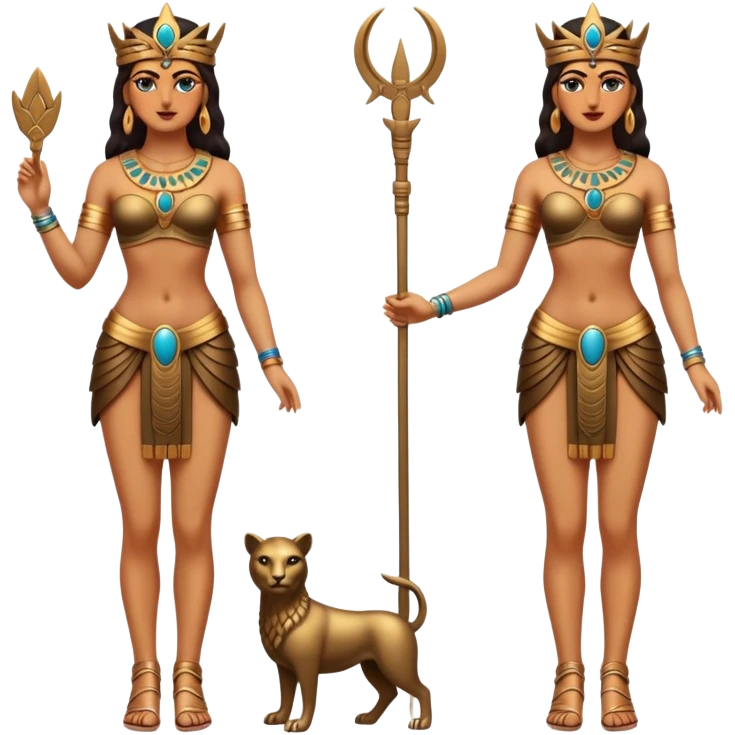 fullbody realistic annunaki attractive female Inanna Goddess emoji
