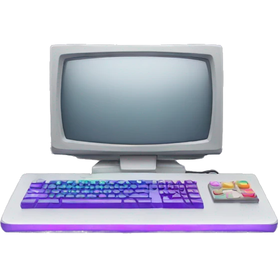 RGB Gaming computer  emoji