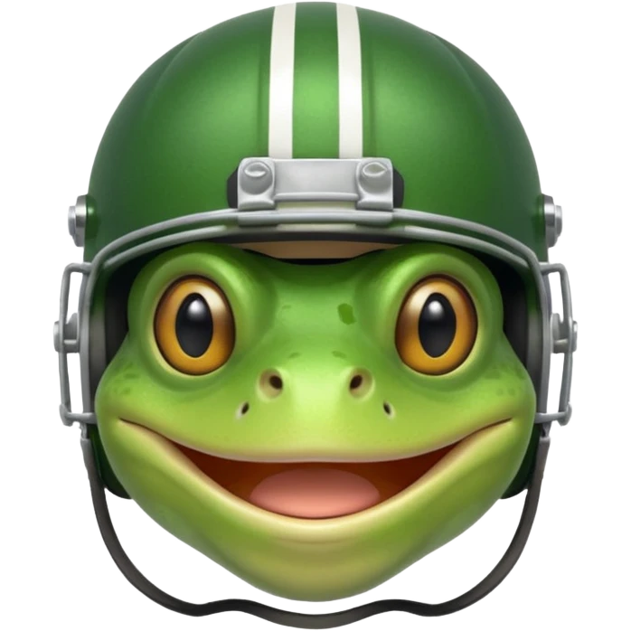 Frog football  emoji