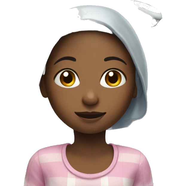 girl in washing emoji