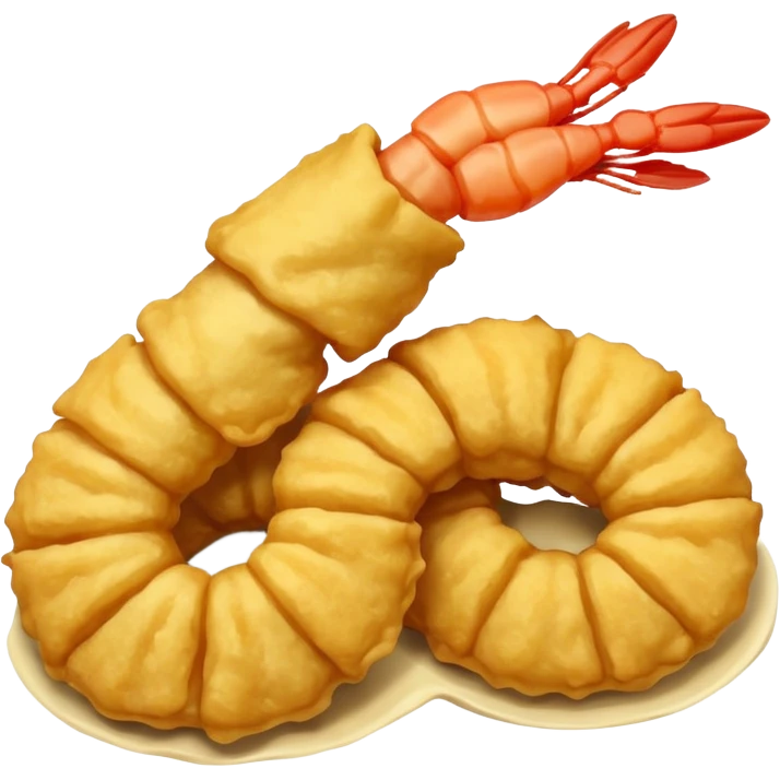 Tempura  shrimp emoji
