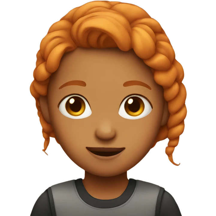 Love ginger girl emoji