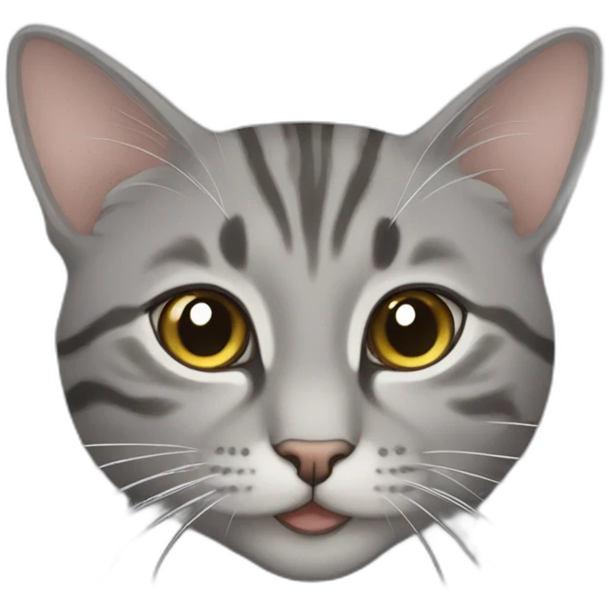 Virgo the Grey Tabby Cat emoji
