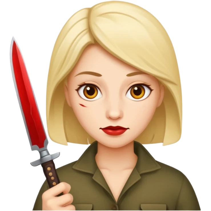 Kind Woman with knife emoji