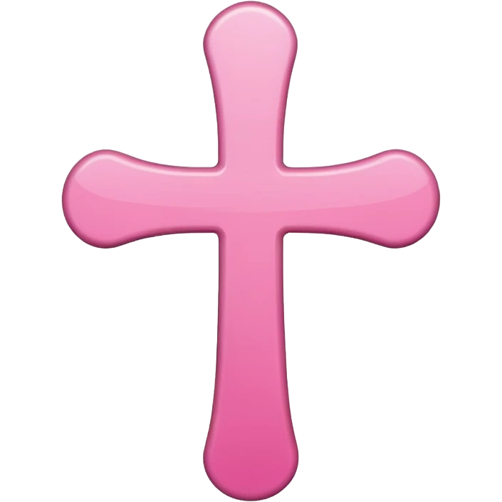 pink cross emoji
