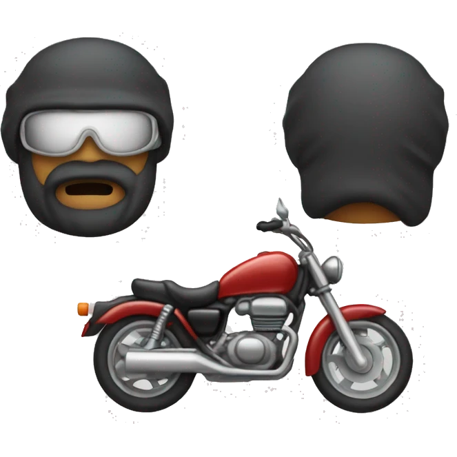 a motorcycle handlebar emoji