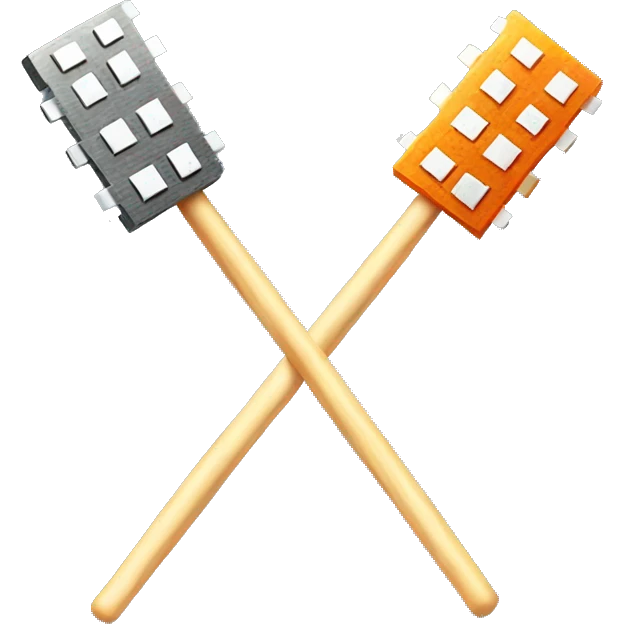 skewered microchips emoji