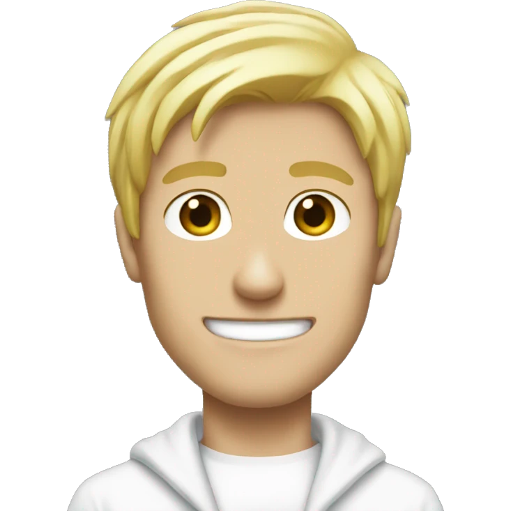 Bleach buzz white man emoji