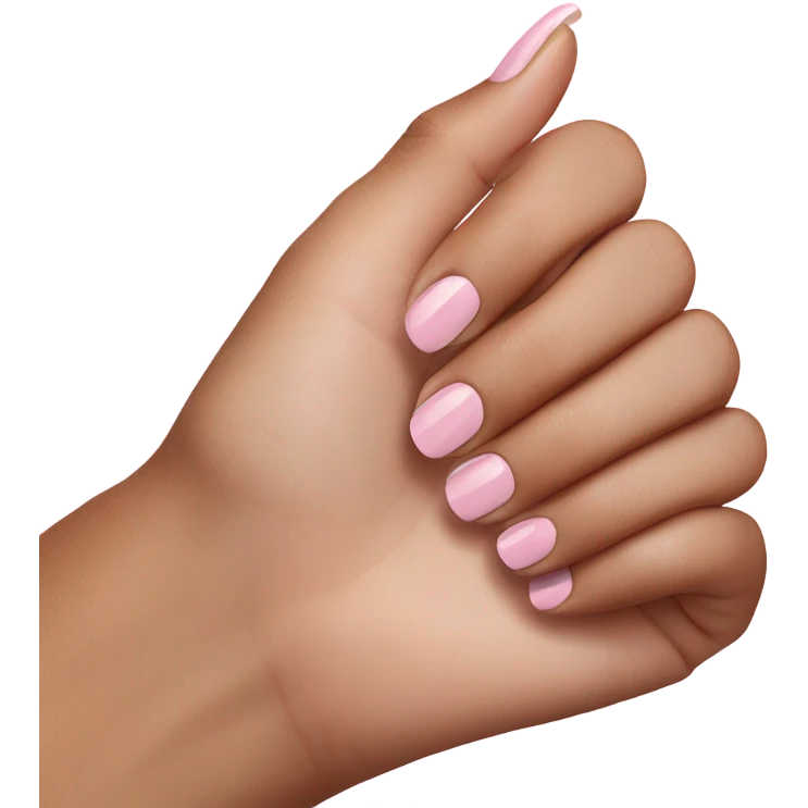 Light pink nails emoji