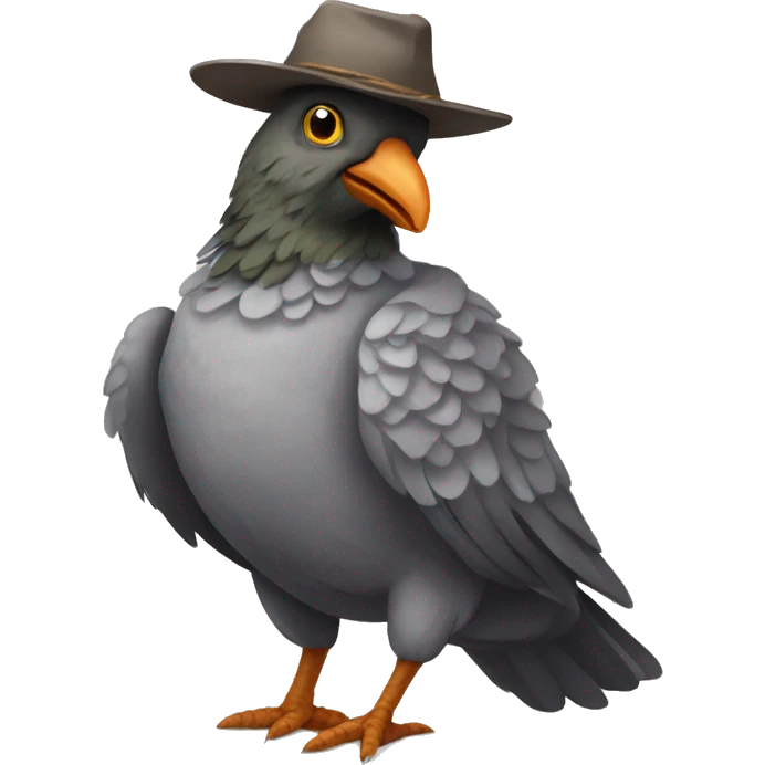 scarecrow pigeon  emoji