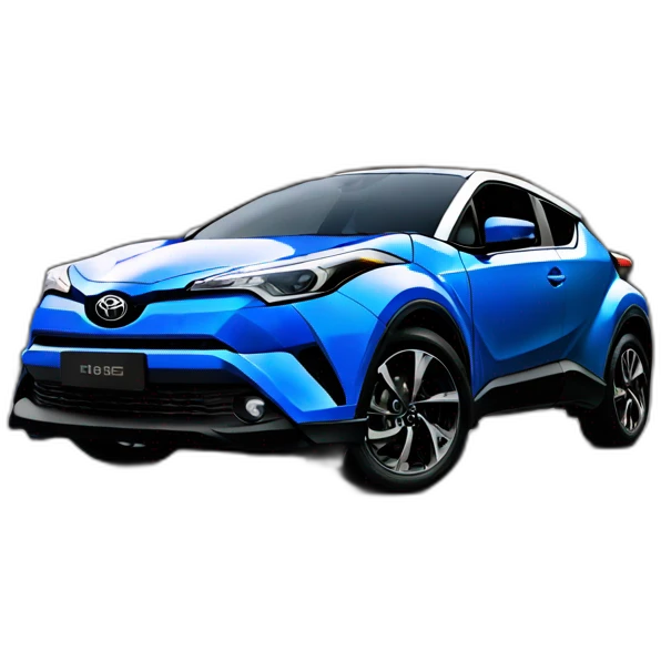 Toyota chr blue emoji