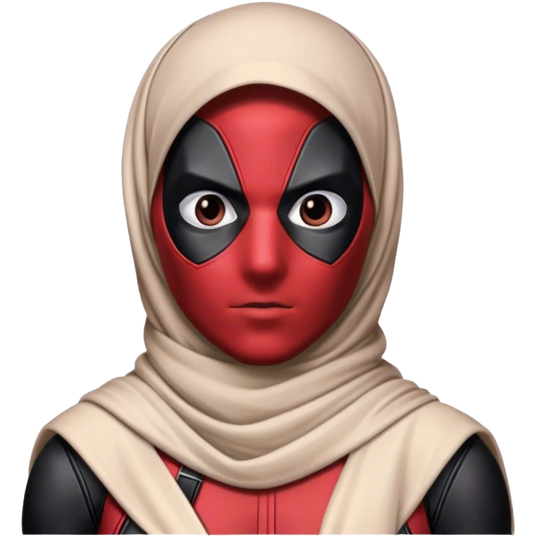      Örtü    takan   Deadpool emoji