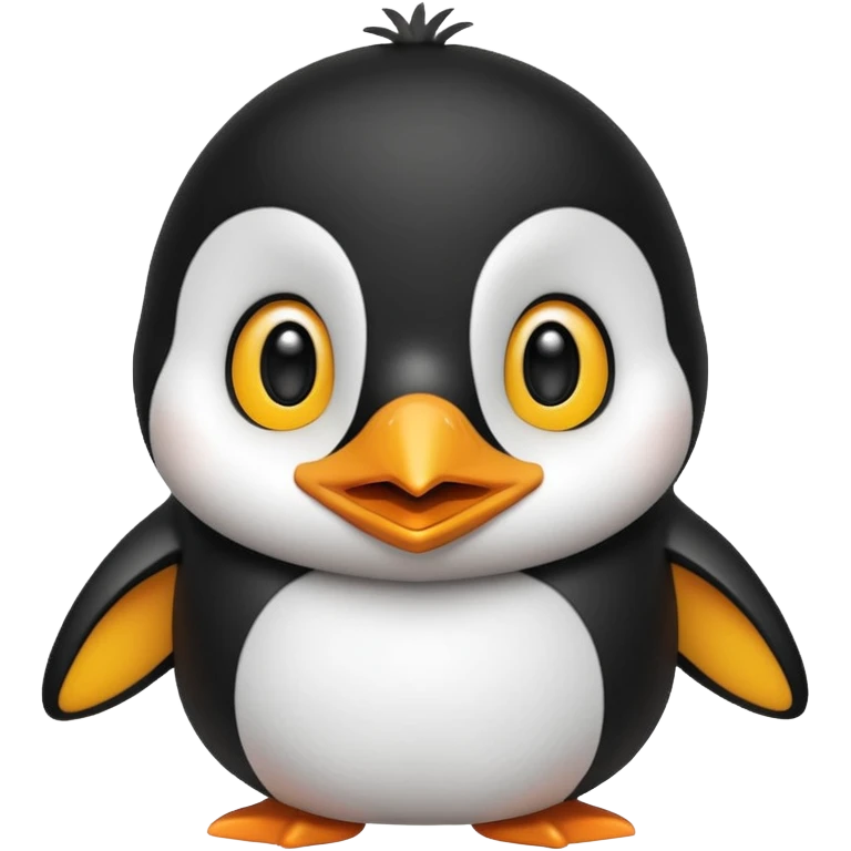 A cartoon  cute cartoon penguine emoji
