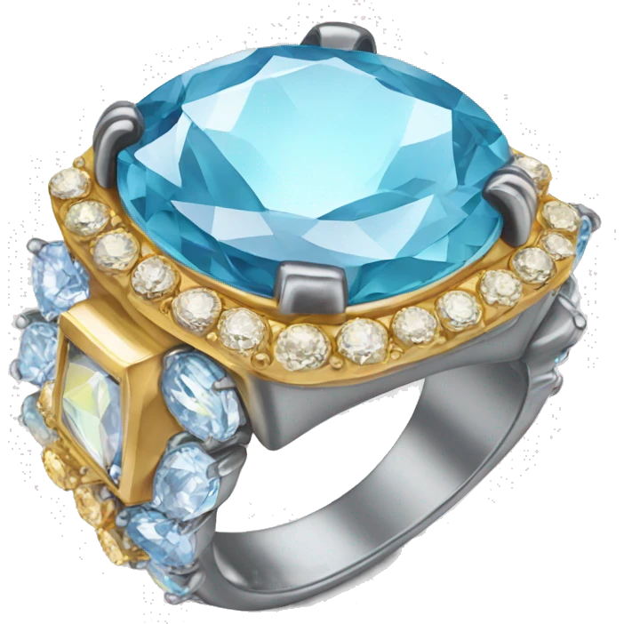 big blinged ring emoji