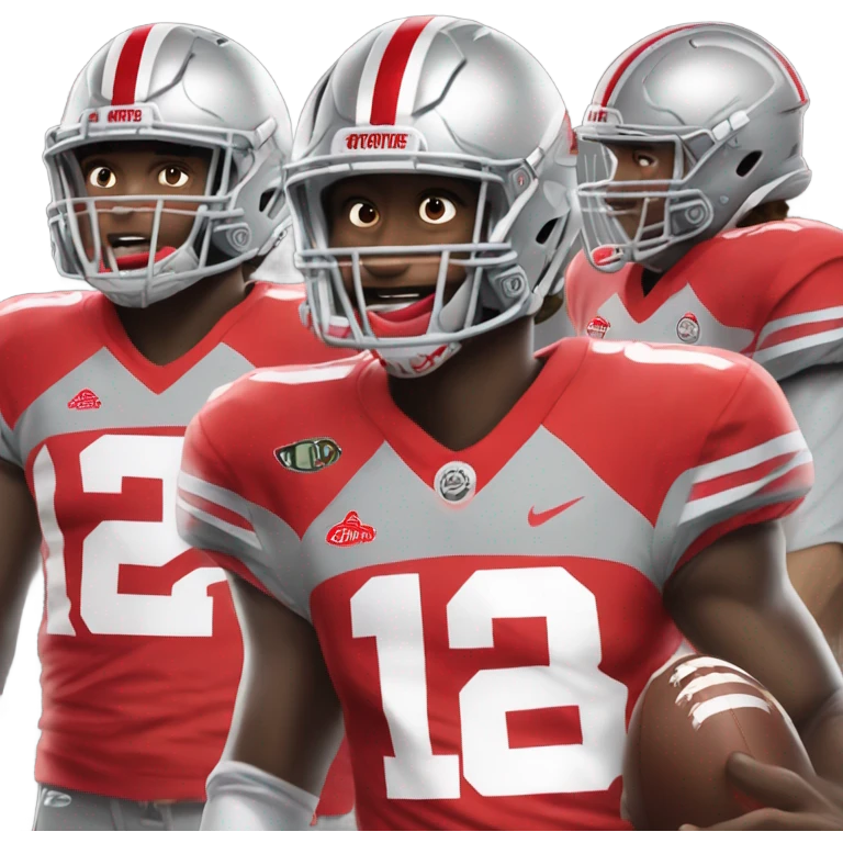 Ohio state football emoji