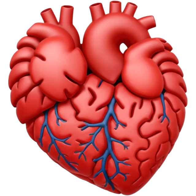 Brain and heart emoji