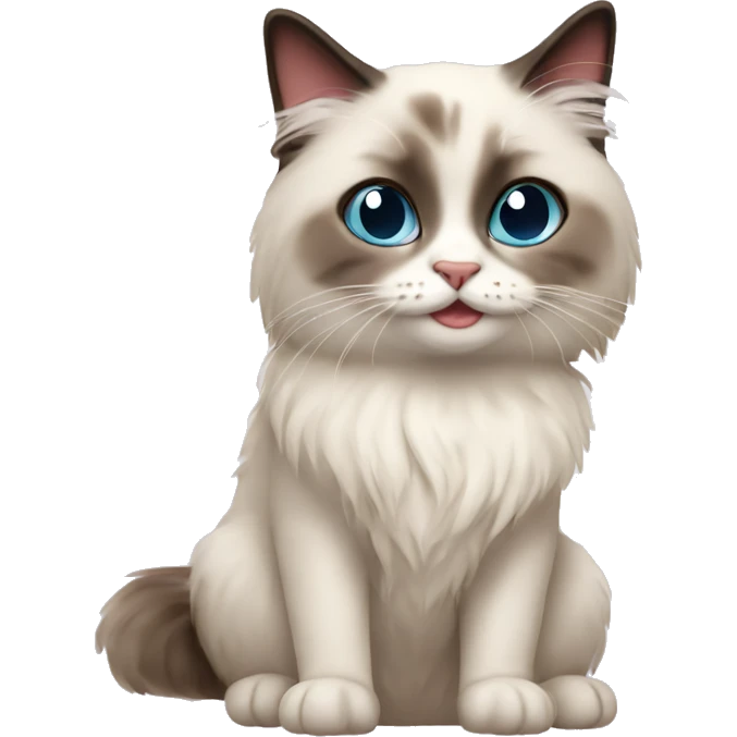 Ragdoll cat  emoji
