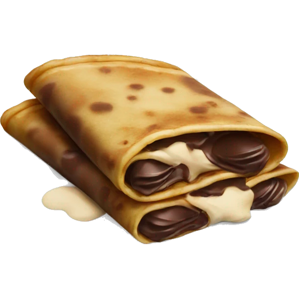 chocolate crepes emoji