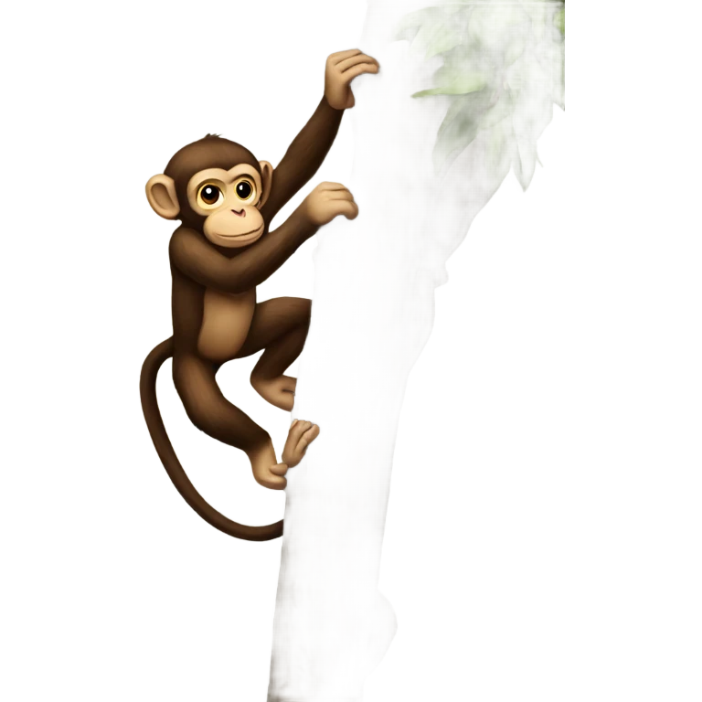 monkey climb emoji
