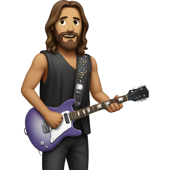jesus as rock superstar emoji