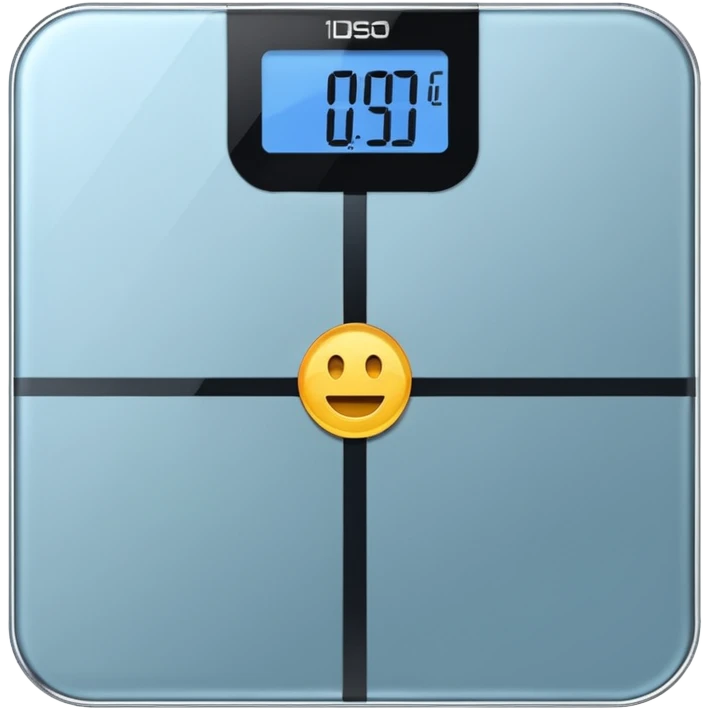 pesa de baño con 140 kilos emoji