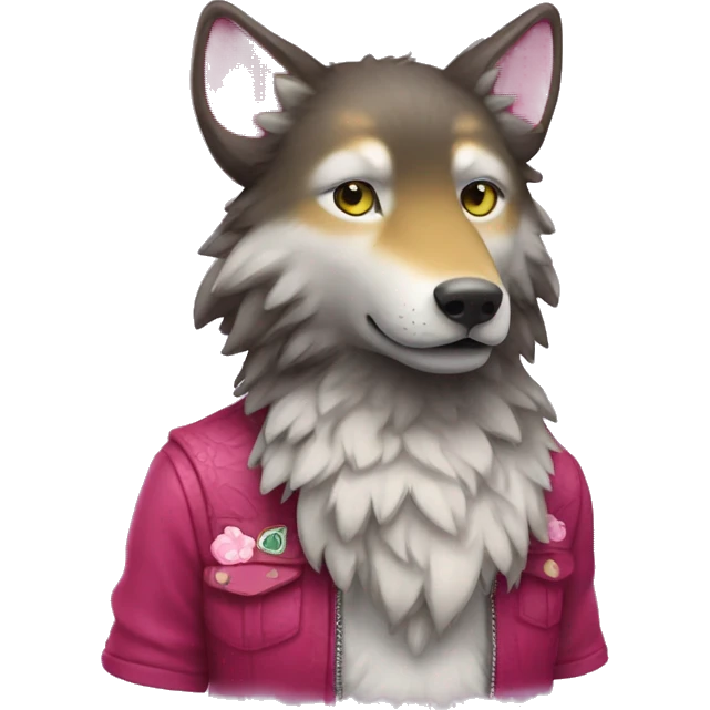 Hello kitty wolf emoji