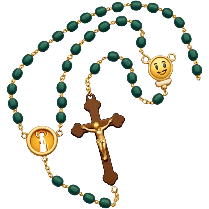 rosary with only 10 beads emoji