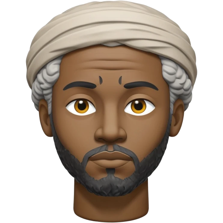 Statue of a black man  emoji