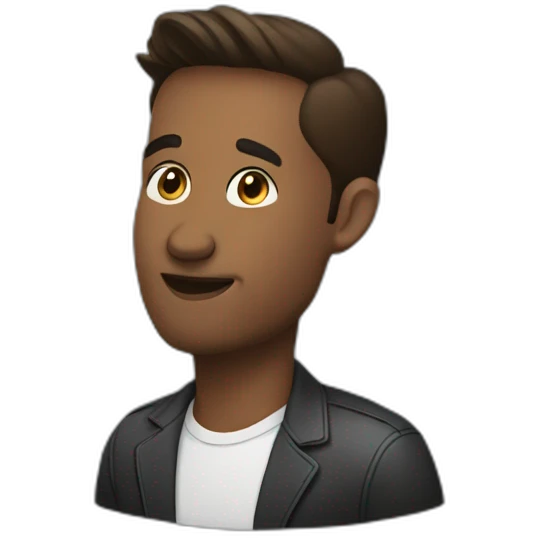 podcaster from the side emoji