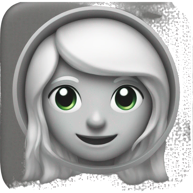 whatsapp logo black and white emoji