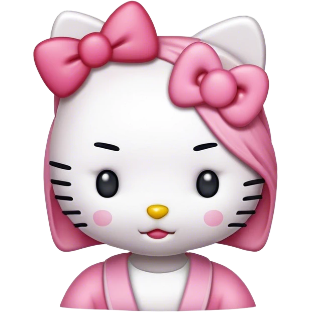 Hello kitty good emoji