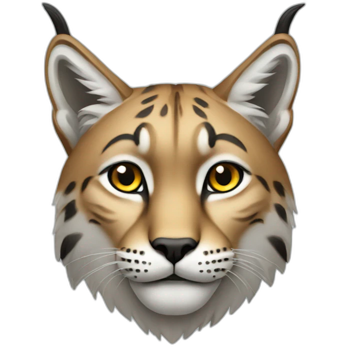 a lynx emoji