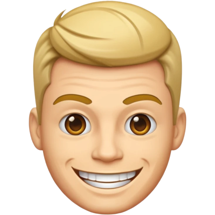 Theo von smiling very wide emoji