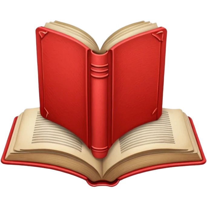 open book with completely red pages emoji