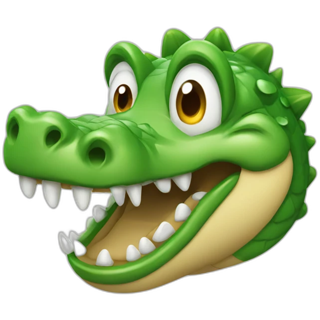 crocodile laughing with tears emoji