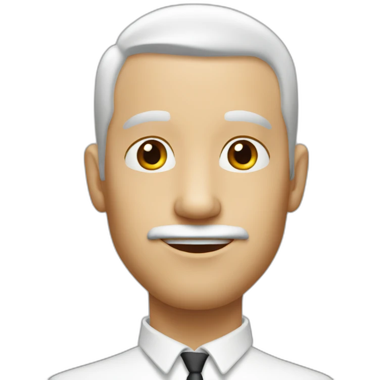 men 25 years white very short hairs big nose emoji